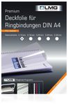 LMG Deckfolien für Bindemappen DIN A4 0.15 mm transparent