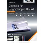LMG Deckfolien für Bindemappen DIN A4 0.2 mm transparent