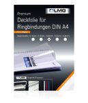 LMG Deckfolien für Bindemappen DIN A4 0.2 mm transparent