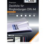 LMG Deckfolien für Bindemappen DIN A4 0.3 mm transparent