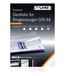 LMG Deckfolien für Bindemappen DIN A4 0.3 mm transparent
