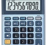 CASIO Tischrechner MS-100EM blau