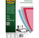 Fellowes Deckfolien für Bindemappen DIN A4 0.18 mm transparent