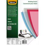 Fellowes Deckfolien für Bindemappen DIN A4 0.25 mm transparent