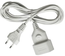 brennenstuhl Verlängerungskabel 5 m weiß