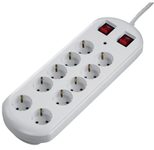 Hama Steckdosenleiste mit Überspannungsschutz 2 m