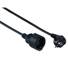 Hama Verlängerungskabel 5 m schwarz