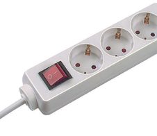 BACHMANN Steckdosenleiste mit Schalter 1.5 m