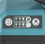 makita Akku-Lüfter blau, schwarz Kunststoff
