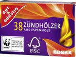 GUT&GÜNSTIG Streichhölzer braun