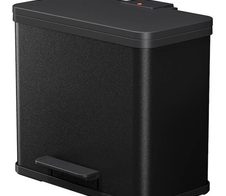 Hailo Mülleimer 17,0 + 9,0 l schwarz
