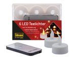 Idena LED-Teelichter weiß