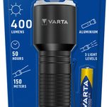 VARTA Taschenlampe schwarz