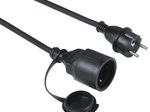 Hama Verlängerungskabel 5 m schwarz