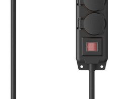 Hama Steckdosenleiste mit Schalter 4 m