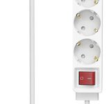 Hama Steckdosenleiste mit Schalter mit USB-Buchse 1.4 m