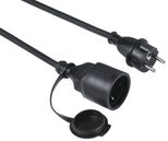 Hama Verlängerungskabel 10 m schwarz