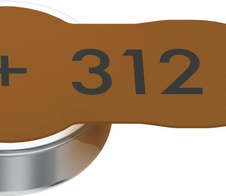 VARTA Hearing Aid Batteries 312 Blister 6