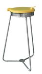Müllsackständer 70,0 - 120,0 l gelb, silber