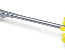 Nölle Flaschenbürste gelb/grau Kunststoff