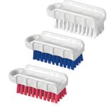 Nölle Nagelbürste blau/weiß Kunststoff