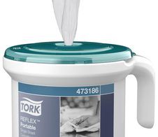 TORK Putztuchspender 1 Rolle türkis