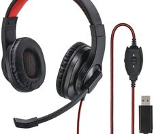 Hama USB-Headset HS-USB400 schwarz