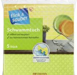flink & sauber Schwammtücher 19 cm x 18 cm