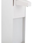 relaxdays Seifenspender 1,0 l silber