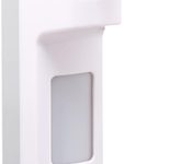 relaxdays Seifenspender mit Tropfschale 0,5 l weiß