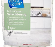 flink & sauber Mikrofaser Wischbezug für Bodenwischer