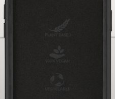 WOODCESSORIES Handy-Cover Bio Case Classic für iPhone 14 Plus schwarz