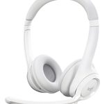 Logitech USB-Headset H390 grau, weiß