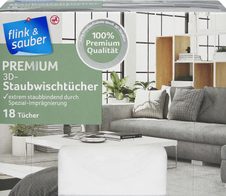 flink & sauber Staubfangtücher 80% Polyester, 20% Polyamid