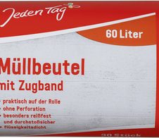 Jeden Tag Müllbeutel 60,0 l grün