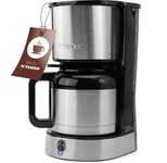CLATRONIC KA 3805 Kaffeemaschine silber/schwarz