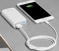 MediaRange MR751 Powerbank 5.200 mAh weiß