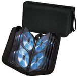 hama 80er CD-/DVD-Tasche Wallet schwarz, 1 St.