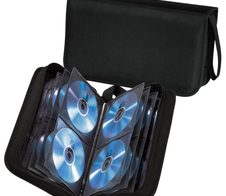 hama 80er CD-/DVD-Tasche Wallet schwarz, 1 St.