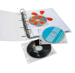 DURABLE 1er CD-/DVD-Hüllen Cover FILE abheftbar transparent, 10 St.