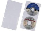 DURABLE 2er CD-/DVD-Hüllen Cover S abheftbar transparent, 5 St.
