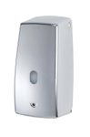 Maximex Seifenspender 0,65 l weiß, silber
