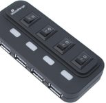 MediaRange USB-Hub 4-fach schwarz