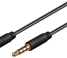 goobay Klinkenkabel 4-Pin 63826 1 m