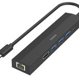 Hama Multiport-Adapter USB-C-Hub Multiport 6 Ports
