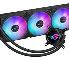 ASUS ROG STRIX LC III 360 ARGB All-in-One Flüssig-CPU-Wasserkühlung schwarz (drei adressierbare ROG ARGB-Lüfter, Anti-Vibrations-Gummi, kompatibel mit Intel LGA 1700, 1200, 115X, AMD AM5, AM4)