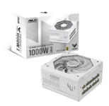 ASUS TUF Gaming 1000W Gold Gaming Netzteil (1000 Watt, vollmodulares Netzteil, ATX 3.0-kompatibel, Axial-tech Lüfter, PCB-Beschichtung, Doppelkugellager, weiß)
