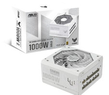 ASUS TUF Gaming 1000W Gold Gaming Netzteil (1000 Watt, vollmodulares Netzteil, ATX 3.0-kompatibel, Axial-tech Lüfter, PCB-Beschichtung, Doppelkugellager, weiß)
