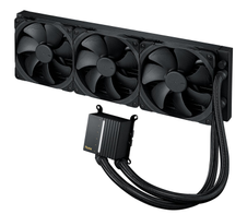 ASUS ProArt LC 420 All-in-One CPU-Wasserkühler (beleuchtete Systemstatusanzeige, 3x Noctua NF-A14 industrialPPC-2000 PWM 140mm Radiatorlüfter, 450 mm verstärkte, gesleevte Schläuche, schwarz)