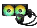 ASUS TUF Gaming LC II 240 ARGB All-in-One-Flüssig-CPU-Kühler (Aura Sync Beleuchtung, 2x TUF Gaming 120mm ARGB-Radiatorlüfter, schwarz)